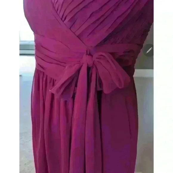 Lauren Ralph Lauren Evening Spaghetti Halter Dress Magenta Pink Size 10 - Picture 8 of 8